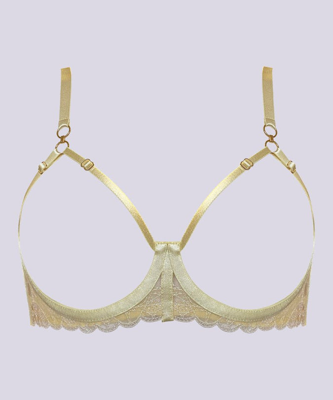Bordelle Alta Ouvert Wire Bra Lemon - Pleasurements