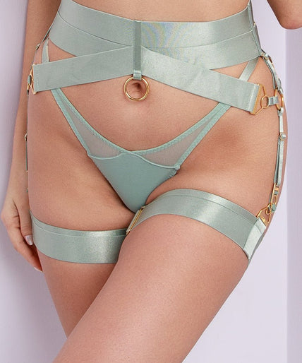 Bordelle Aurea Suspender Sage Bordelle Aurea Suspender Sage - Pleasurements