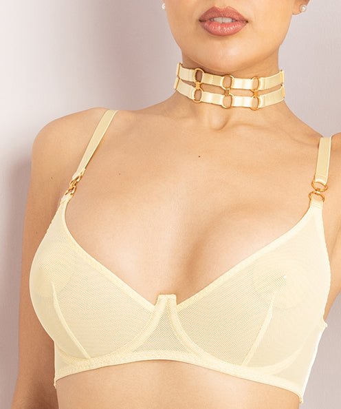 Bordelle Cadi Balconette Wire Bra Lemon - Pleasurements