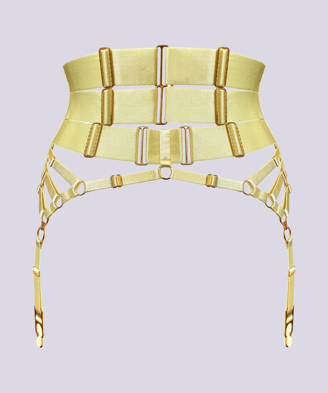 Bordelle Circe Suspender Lemon - Pleasurements