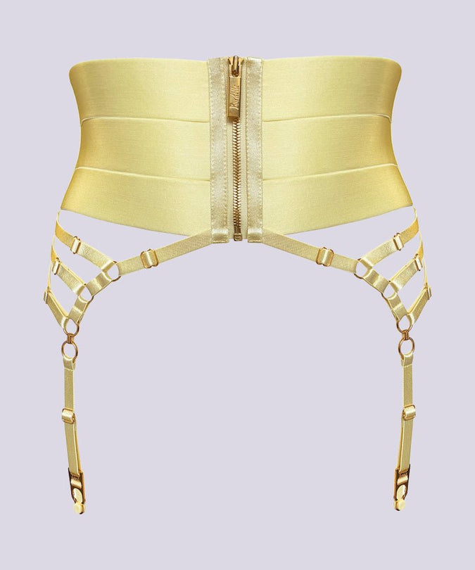 Bordelle Circe Suspender Lemon - Pleasurements