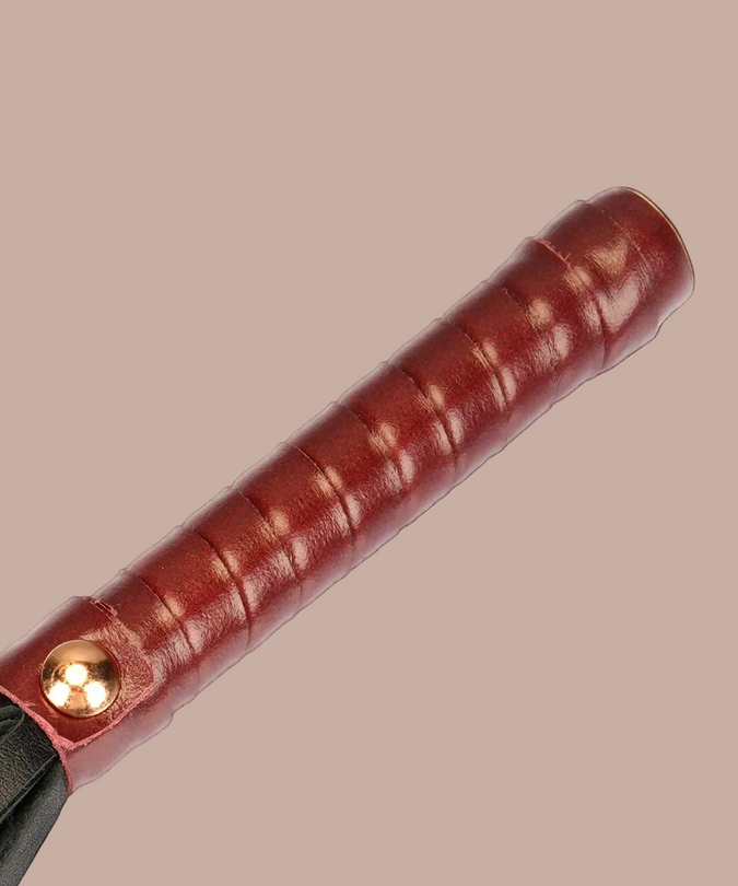 Liebe Seele Leren Mini Flogger - Wijnrood