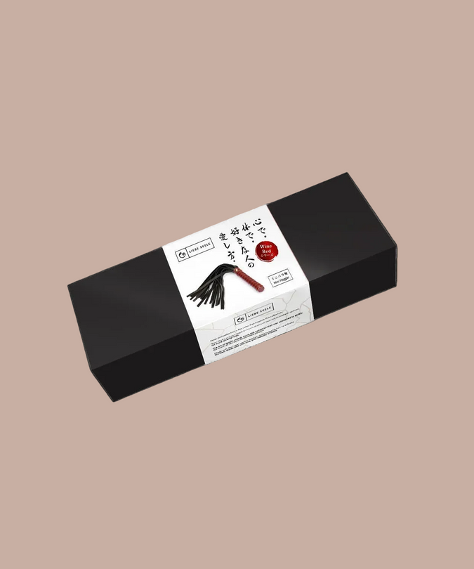 Liebe Seele Leren Mini Flogger - Wijnrood