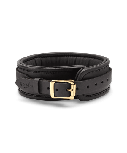 Black Leather Collar Coco de Mer Black Leather Collar - Pleasurements