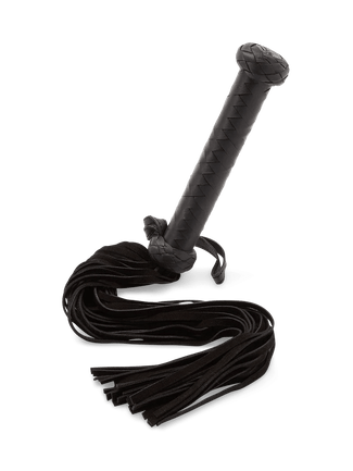 Black Leather Flogger Coco de Mer Black Leather Flogger Large - Pleasurements
