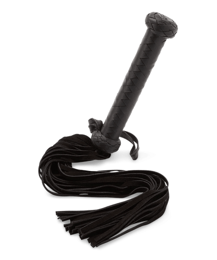 Black Leather Flogger Coco de Mer Black Leather Flogger Large - Pleasurements