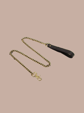 Coco de Mer – Black Leather Lead Coco de Mer Black Leather Lead - Pleasurements