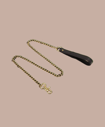 Coco de Mer – Black Leather Lead Coco de Mer Black Leather Lead - Pleasurements
