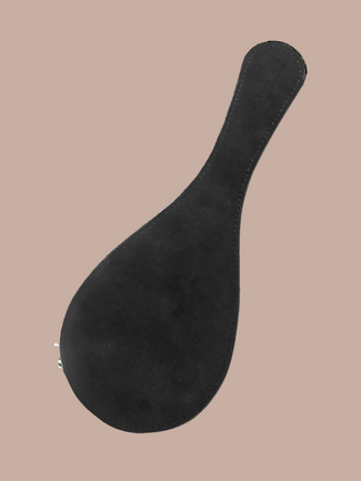 Coco de Mer – Black Leather Round Paddle Coco de Mer Black Leather Round Paddle - Pleasurements