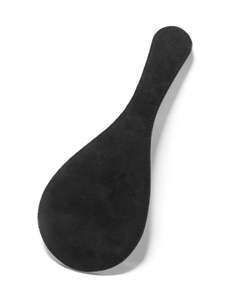 Black Leather Round Paddle Coco de Mer Black Leather Round Paddle - Pleasurements