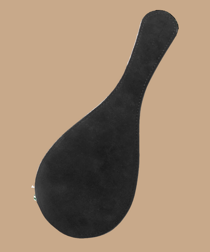 Coco de Mer – Black Leather Round Paddle Coco de Mer Black Leather Round Paddle - Pleasurements