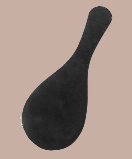 Coco de Mer – Black Leather Round Paddle Coco de Mer Black Leather Round Paddle - Pleasurements