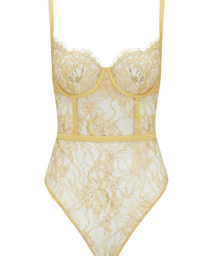 Fiorella Bodysuit Goud Coco de Mer Fiorella Bodysuit Gold - Pleasurements