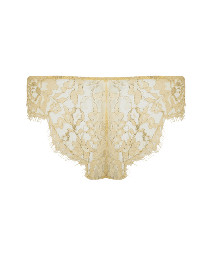 Fiorella Brazilian Knicker Goud Coco de Mer Fiorella Brazilian Knicker Gold - Pleasurements