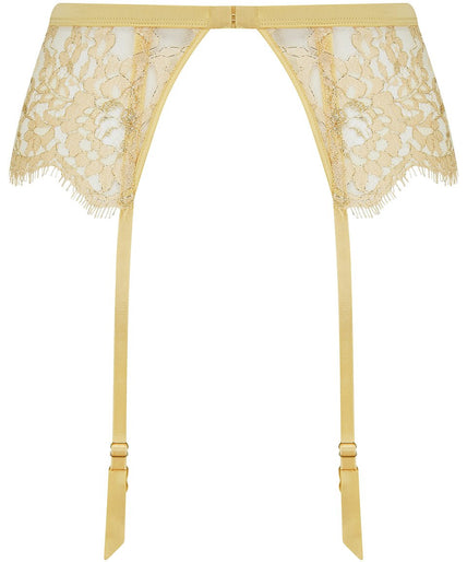Fiorella Suspender Belt Goud Coco de Mer Fiorella Suspender Belt Gold - Pleasurements