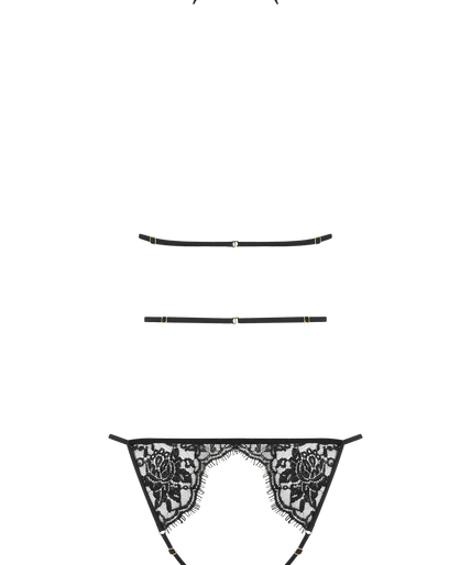 Hera Open Playsuit New Coco de Mer Hera Open Playsuit New - Pleasurements