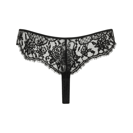 Coco de Mer Hera Thong in Black Coco de Mer Hera Thong in Black - Pleasurements