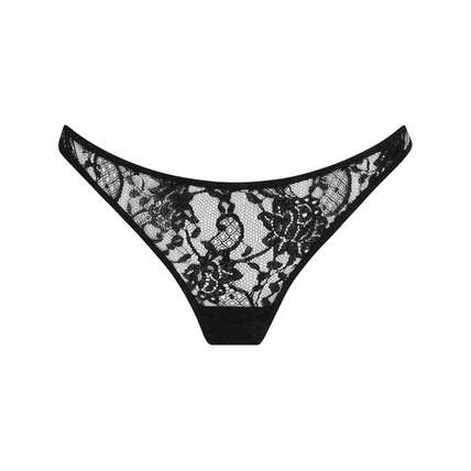 Coco de Mer Hera Thong in Black Coco de Mer Hera Thong in Black - Pleasurements