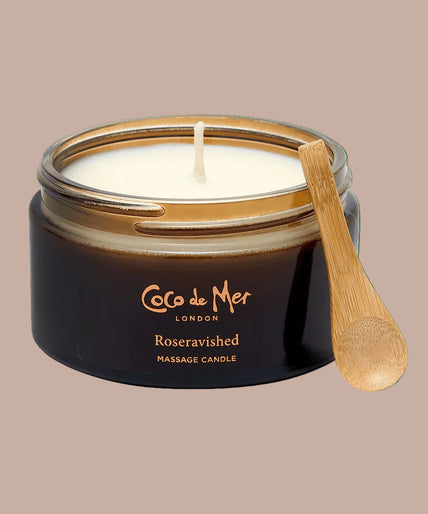 Coco de Mer Roseravished Massage Candle 200g Coco de Mer Roseravished Massage Candle 200g - Pleasurements