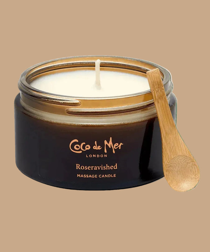 Coco de Mer Roseravished Massage Candle 200g - Pleasurements