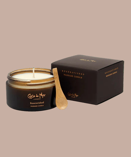 Coco de Mer Roseravished Massage Candle 200g Coco de Mer Roseravished Massage Candle 200g - Pleasurements