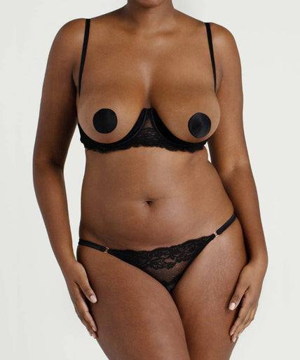 Coco de Mer Seraphine Open Knicker Coco de Mer Seraphine Open Knicker - Pleasurements