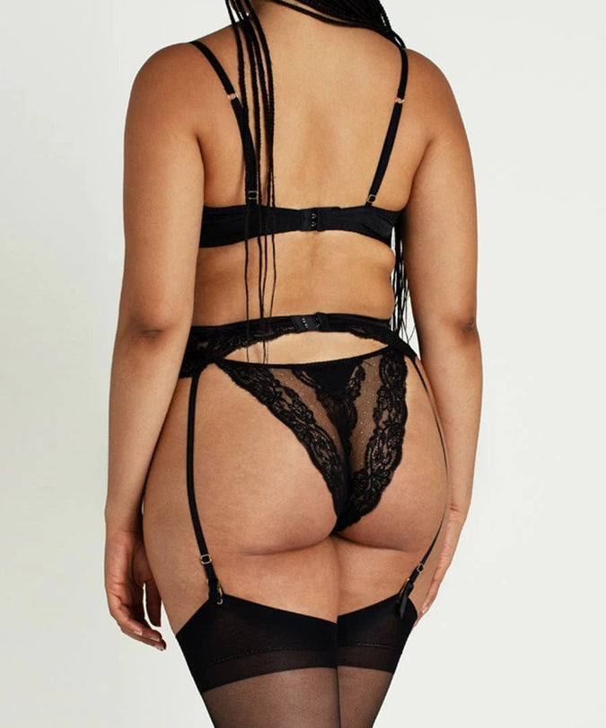 Coco de Mer Seraphine Suspender Belt - Pleasurements