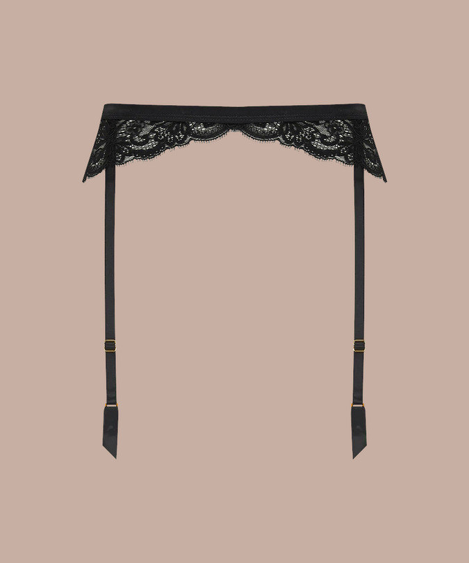 Coco de Mer Seraphine Suspender Belt - Pleasurements