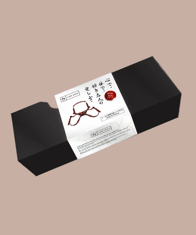 Liebe Seele Universal Leather Strap-On Harness – Wine Red