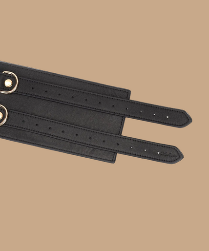 Liebe Seele Dark Secret Luxury Leather Waist Belt – Black Liebe Seele Dark Secret Luxury Leather Waist Belt – Black
