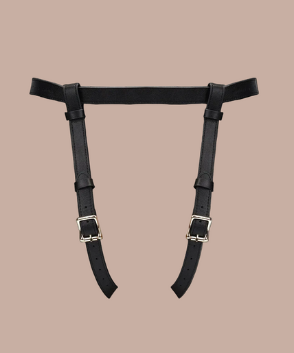 Liebe Seele Dark Secret Luxe Leren Strap-On Harnas – Zwart Liebe Seele Dark Secret Luxe Leren Strap-On Harnas – Zwart