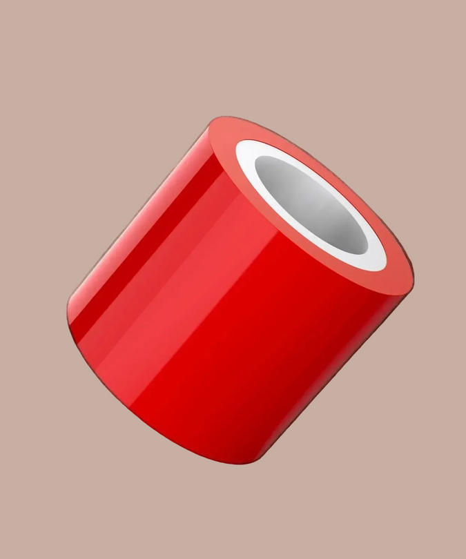Liebe Seele Bondage Tape Semi-Transparant – Rood