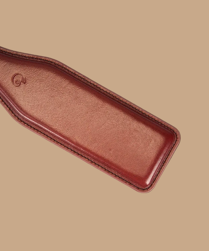 Liebe Seele Leather Spanking Paddle – Wine Red