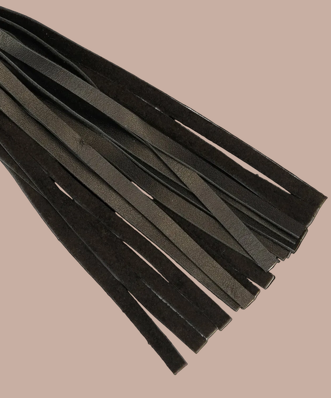 Liebe Seele Leren Mini Flogger - Wijnrood