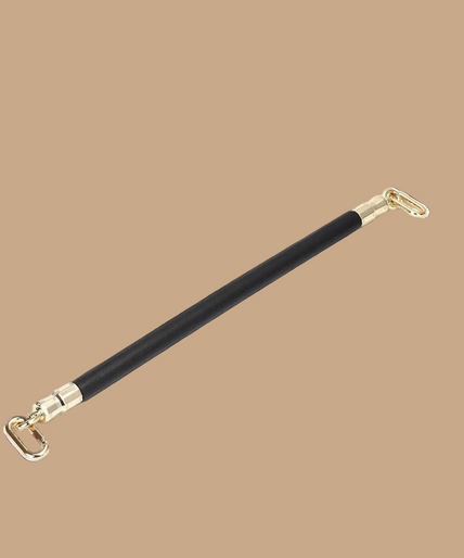 Liebe Seele Dark Secret Leather-Coated Spreader Bar – Black Liebe Seele Dark Secret Leather-Coated Spreader Bar – Black