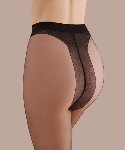 Gabriella Panty Elegant Matt 8 den Zandkleur Gabriella Tights Elegant Matt 8 den Black - Pleasurements