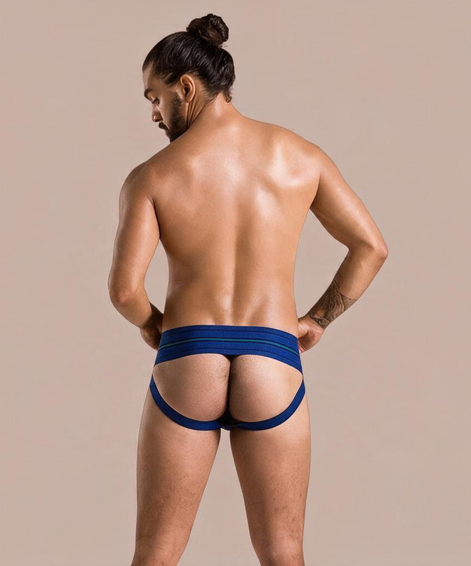 Mob – Klassieke blauwe string S