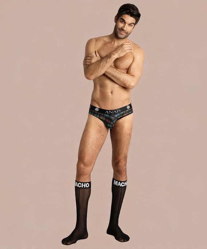 Macho – Dunne Sokken One Size Zwart