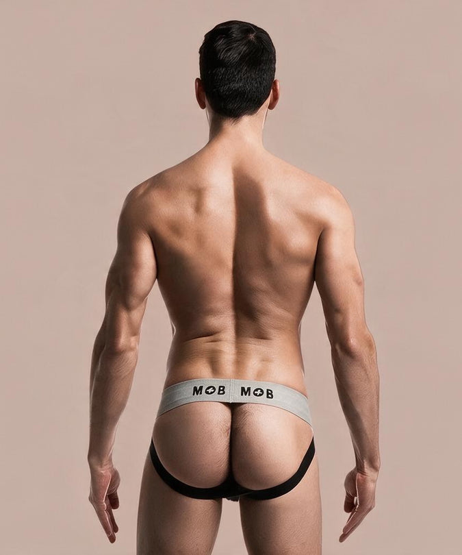 Mob – Classic Stripe Witte Jock Maat S