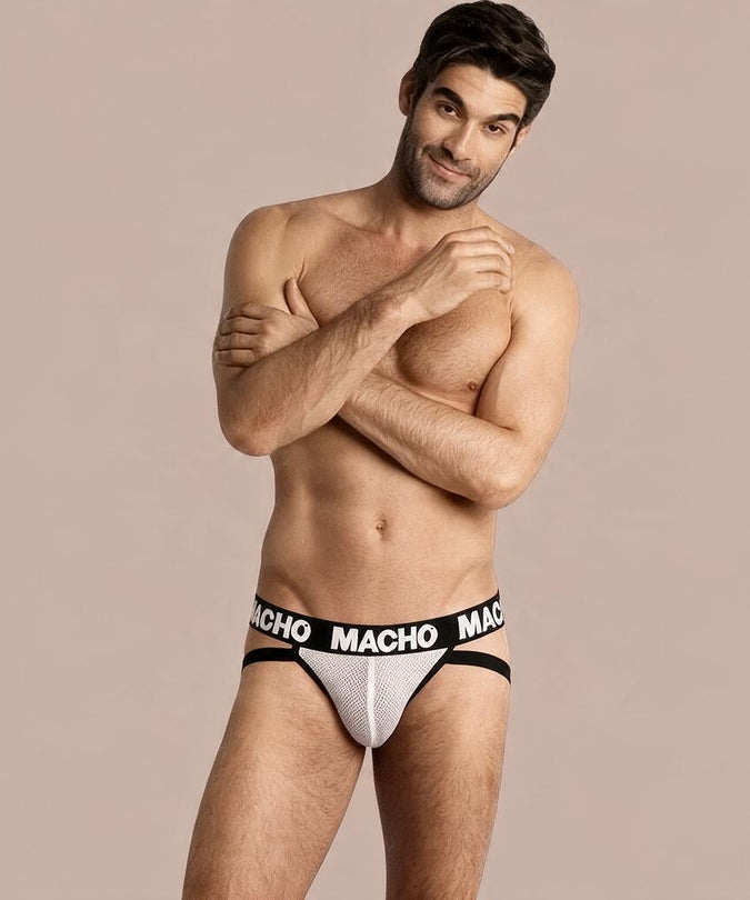 Macho – Mx26x1 Jock Grid Wit S