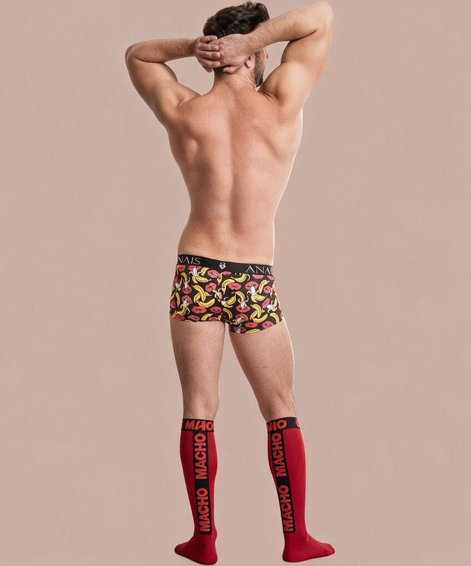 Macho – Dunne Sokken One Size Rood