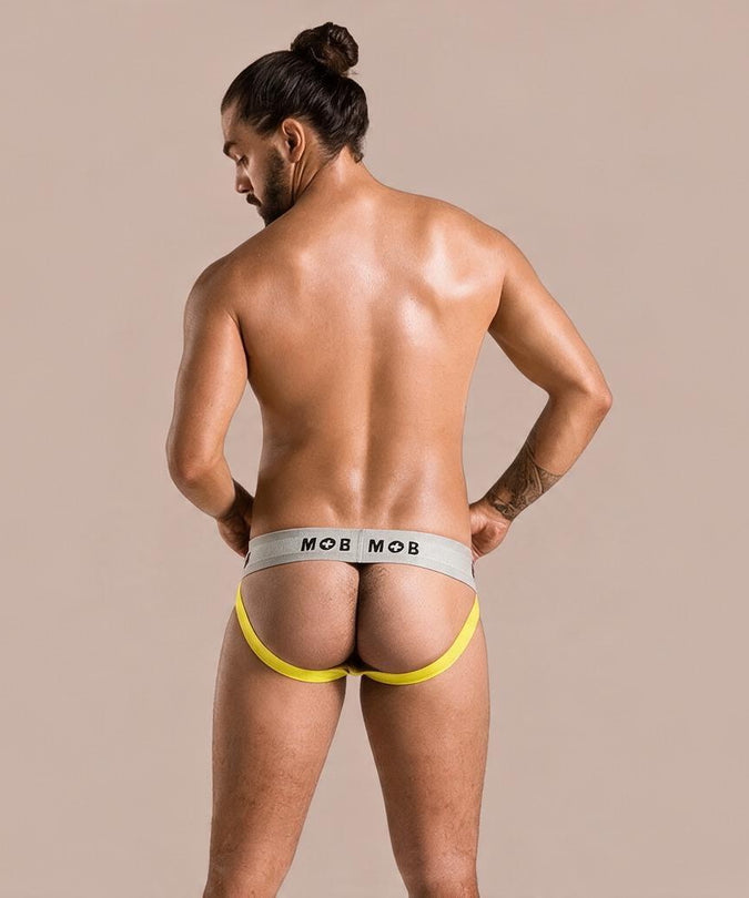 Mob – Classic Jock Stripe Geel Maat S