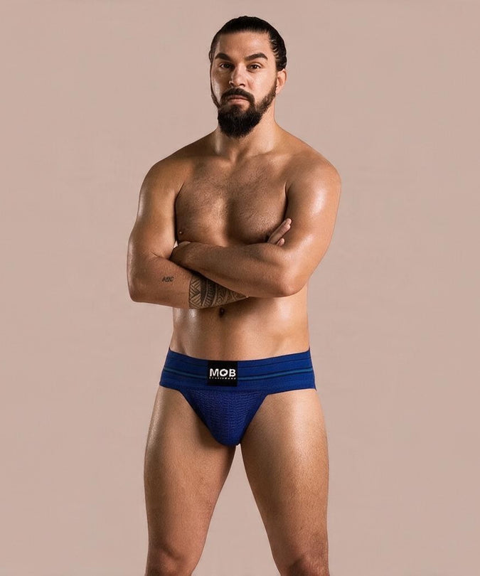 Mob – Klassieke blauwe string S