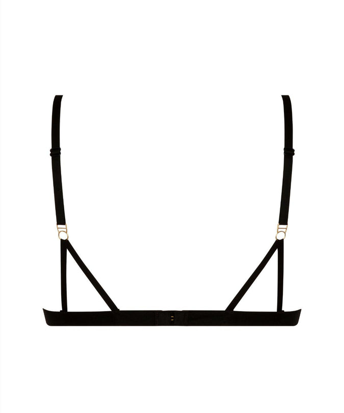 Atelier Amour – Cosmic Dream Triangle Bra - Black