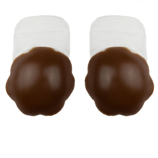 BYE-BRA - BORSTLIFTER PUSH-UP SILICONEN BRUIN MAAT M