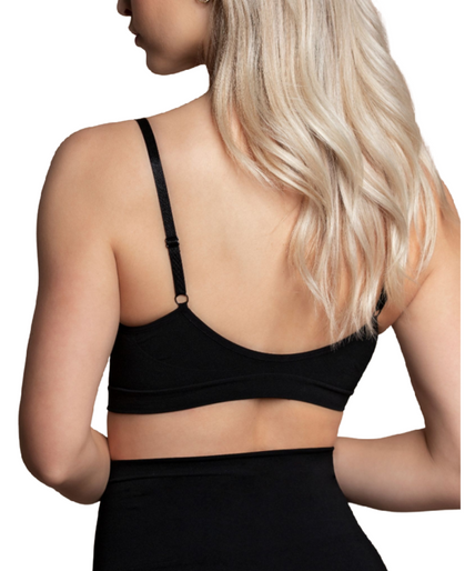 BYE-BRA - MEDIUM CONTROL BH NAADLOOS ZWART MAAT S BYE-BRA - MEDIUM CONTROL BH NAADLOOS ZWART MAAT S