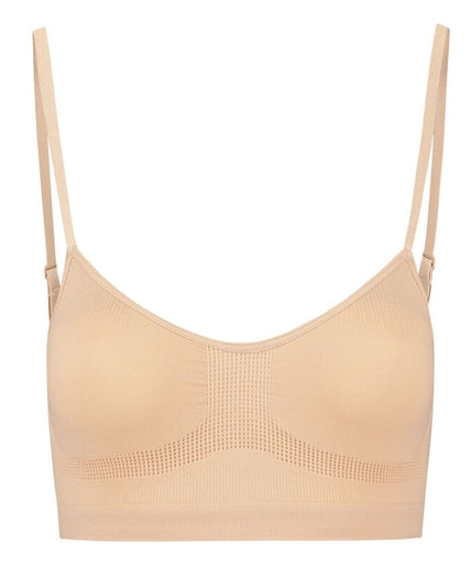 BYE-BRA - MEDIUM CONTROL BH NAADLOOS BEIGE MAAT M BYE-BRA - MEDIUM CONTROL BH NAADLOOS BEIGE MAAT M