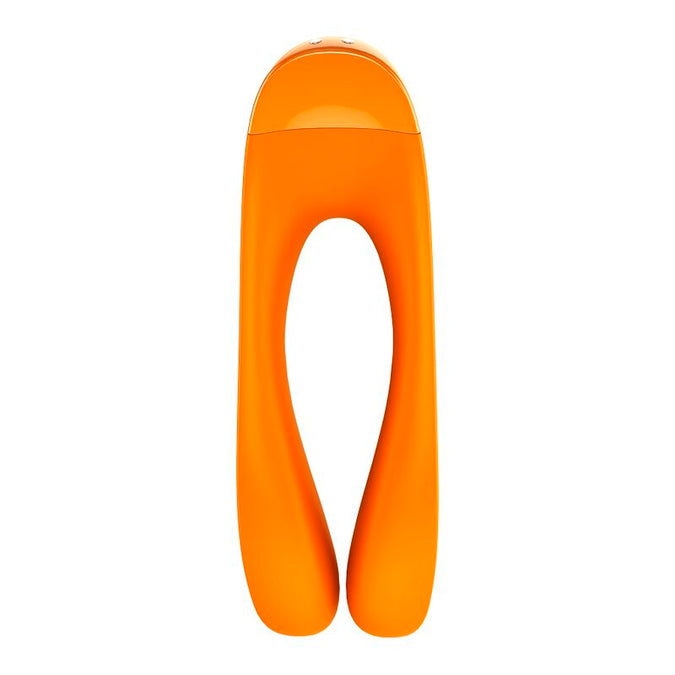 SATISFYER - CANDY CANE VINGERVIBRATOR ORANJE