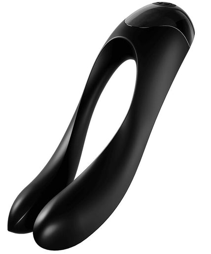 SATISFYER - CANDY CANE FINGER VIBRATOR BLACK SATISFYER - CANDY CANE FINGER VIBRATOR BLACK
