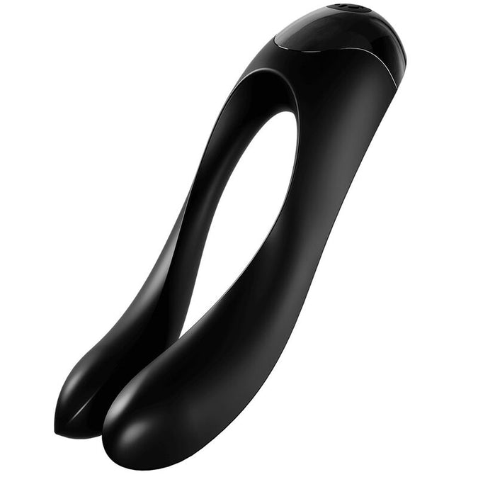 SATISFYER - CANDY CANE FINGERVIBRATOR ZWART